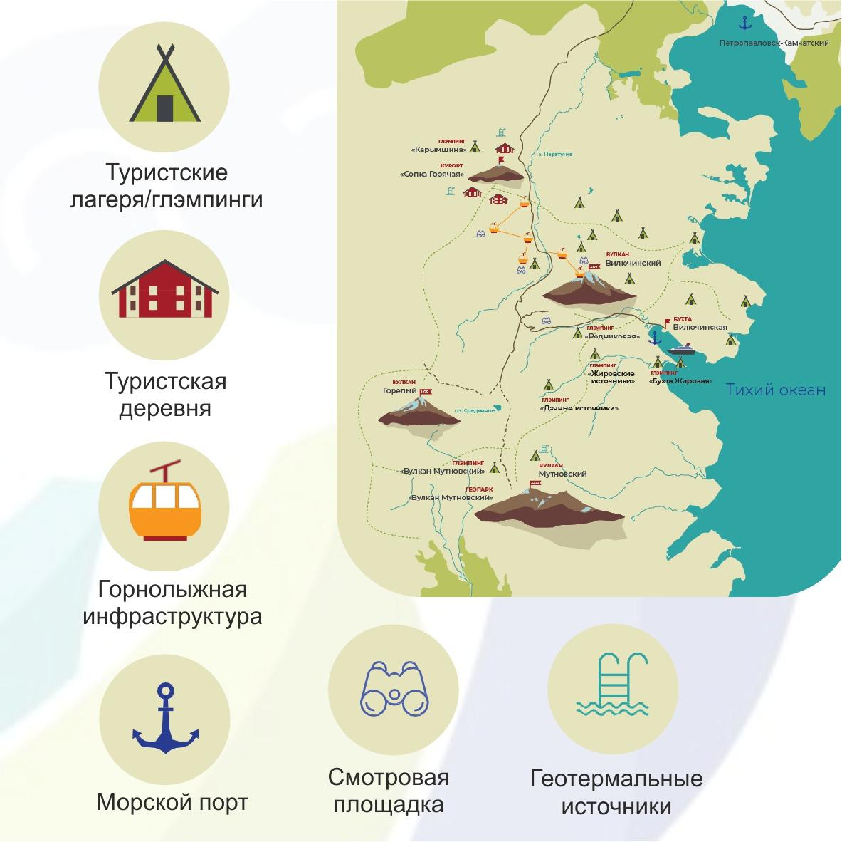 Экологическая карта камчатки